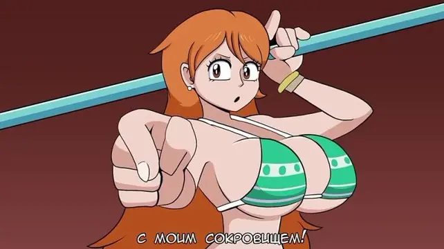 Futa robin and nami one piece